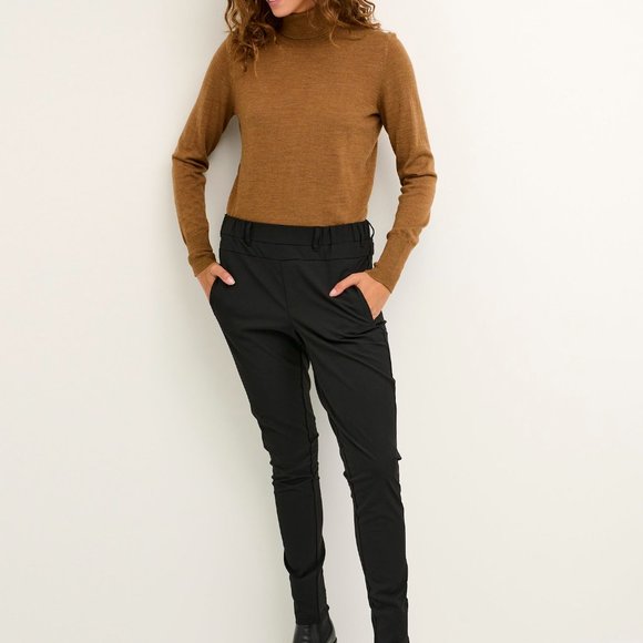 KAFFE JILLIAN SOFIE PANTS SUITING DEEP BLACK - Picture 3 of 6